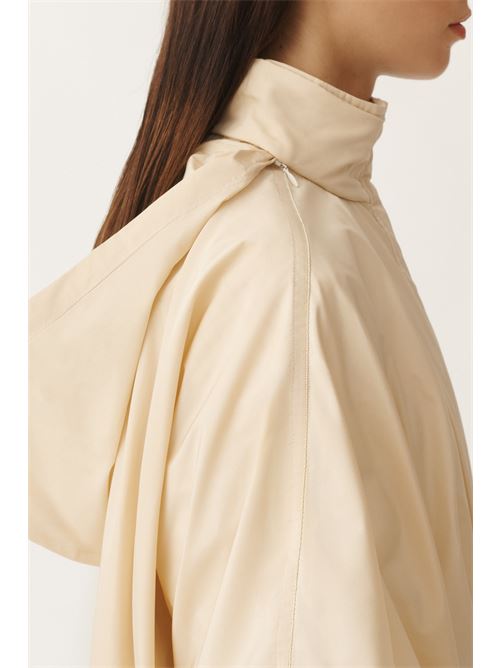 TECHNICAL TAFFETA HOOD FABIANA FILIPPI | CTD265F2520149 VANIGLIA